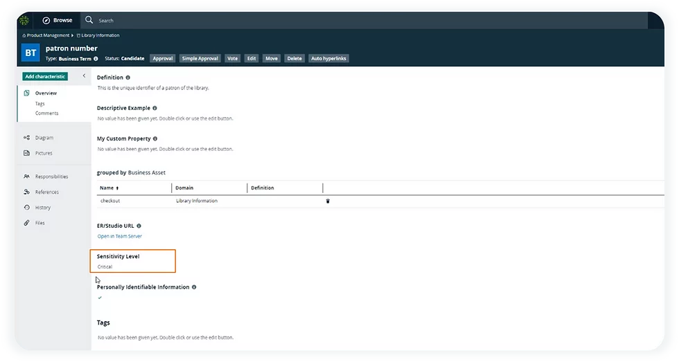 Step 3b: Synchronize the Business Glossaries of Collibra and ER/Studio Team Server